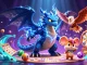 Experience the thrill of gaming at deze site with vibrant casino elements and dynamic characters.